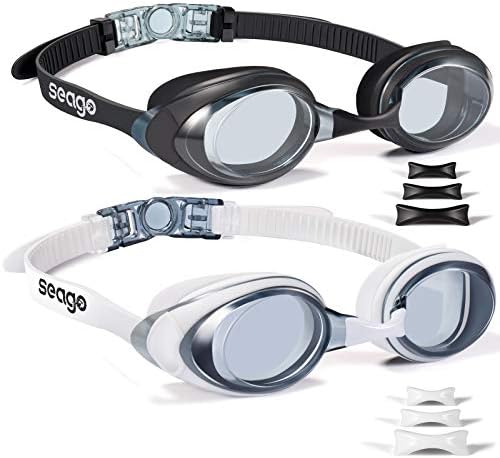 Сиго Очила За Пливање 2 Пакувајте Анти-магла Анти - УВ Силиконски Очила За Пливање Возрасни Жени Мажи
