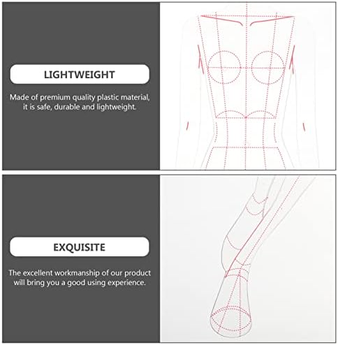 ФАВОМОТО 3 поставува шаблони дизајнери женски образец фаворизираат DIY материјали Крива керт