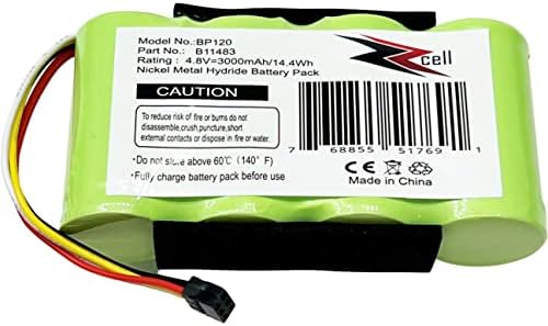 Замена на батеријата Zzcell за Fluke BP120MH, B11483, 123, 123S Scopemeter 120, 43, 43B Анализатори на квалитетот на електрична