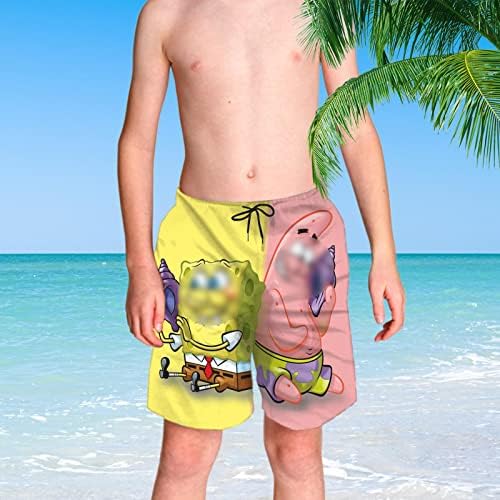 Смешни аниме машка шорцеви на плажа, смешни летни плитки за пливање Брзи суви шорцеви од табла