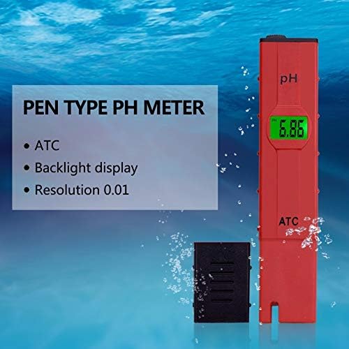 Мерач на дигитална pH мерач 0-14 0-14 Пенкалово-тип Аквариум pH тестер за пиење вода Анализатор на чистота Анализатор на почвата