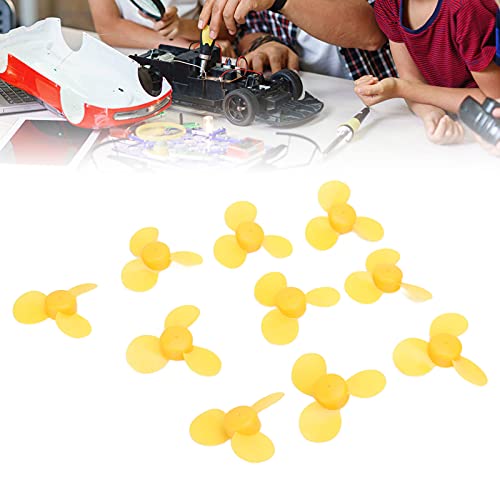 10 парчиња играчки за играчки Интегрирана ABS пластика 3 сечила на вентилаторот сечило DIY играчки модел додатоци за технологија градежни