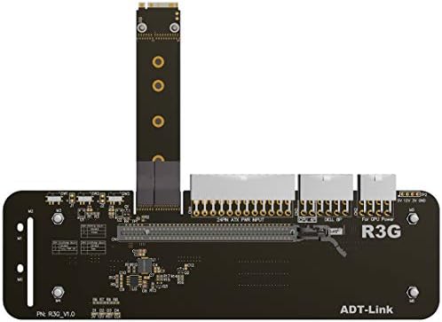 Адт-ЛИНК М. 2 Клуч М Нвме Надворешен Држач За Графички Картички Со PCIe3. 0 x4 Riser Кабел 25cm 50cm 32Gbs ЗА ITX STX NUC VEGA64 GTX1080ti