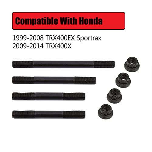 Комплет за обетки од 400EX Head Компатибилен со Honda 1999-2004 TRX400X TRX400EX Sportrax 400.1996-2004 XR400R Цилиндри на главата на главата