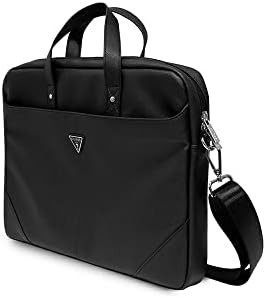 Погодете лаптоп торба: Saffiano Hot Hot Ram in Black За лаптопи од 15/16 инчи - за мажи и жени, елегантно и стилско решение за работа и патување,