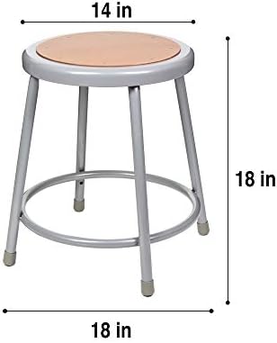 Мебел за мебел од ОЕФ, сива продавница столче, 18 ”, не е потребно склопување и трајни маркери на Шарпи, ултра фино точка, црна,