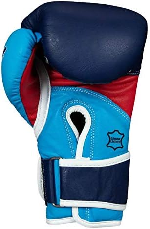 Наслов на боксерски гел светски V2T торбички нараквици, морнарица/бела/светло сина боја, X-LARGE
