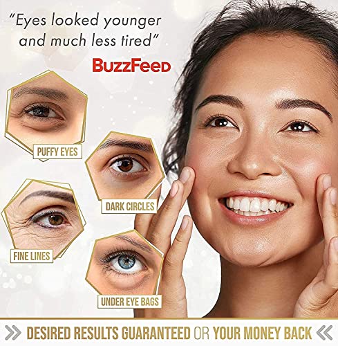 Дермора 24к злато маска за очи подуени очи и темни кругови третмани изгледаат помалку уморни и ја освежуваат вашата кожа, 20 пара