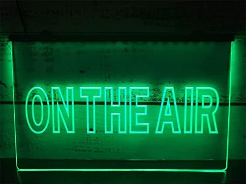 DVTEL НА Воздухот ПРЕДВОДЕНА Неонски Знак, Прилагодено USB Затемнување 3D Неонски Светла За Студио Соба Ѕид Декорација Ноќни Светла, Зелена,