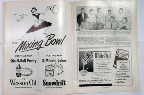 1951 Програма за шеќер Боул Оклахома против Кентаки мечка Брајант екс/МТ 83048B48 - Програми за колеџ