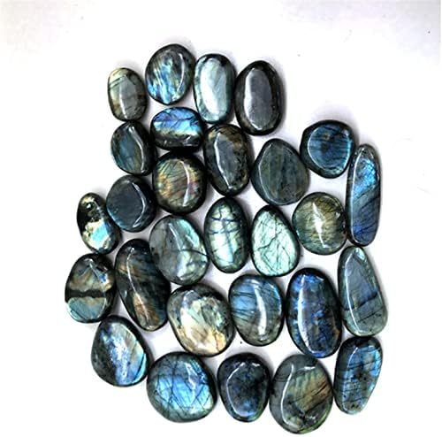 1 парчиња полиран природен лабрадорит кристал случајна боја сива сина камена месечина аквариум декор украс дома декорација полу-скапоцено