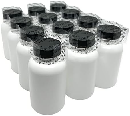 Шишиња за пакувања со пилули од 200 мл HDPE - 96 брои со капачиња и зачудувачки очигледни ленти за намалување