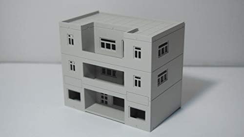 Outland Модели Железничка Модерна 3-Приказна Зграда Канцеларија / Куќа N Скала 1: 160
