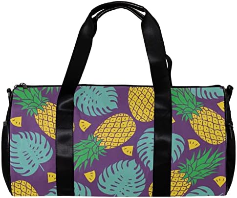 Торба за Теретана За Жени, Патна Торба,Торби За Теретана За Мажи, беспрекорна шема на лисја од ананас овошје