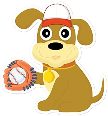 2михендс Кошула За Бејзбол Кучиња Големи Лиги Играчи Дополнителни Налепници За Ининги