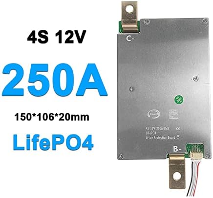 Паметна BMS 3S 4S 12V 250A BMS за литиум батерија батерија Макс 150mA Тековен биланс Li-Ion/LifePo4 Заштита на табла за заштита на