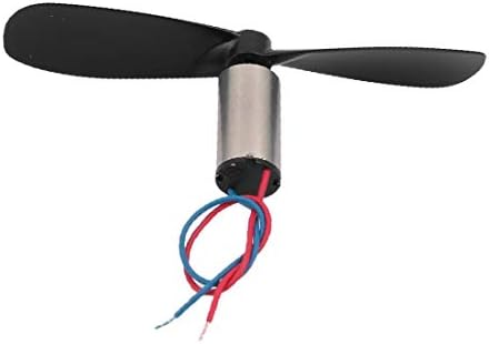 X-DREE Pair DC 1.5V 40000RPM 6mmx12mm Coreless Motor w CW CCW Propeller for RC Helicopter(Coppia motore CCeless CC 1.5 V 40000 RPM 6mmx12mm