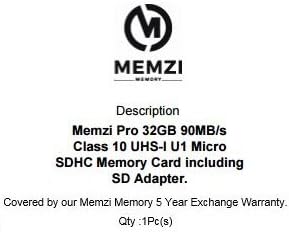 MEMZI PRO 32gb Класа 10 90MB / s Микро Sdhc Мемориска Картичка Со SD Адаптер ЗА LG V Серија Мобилни Телефони