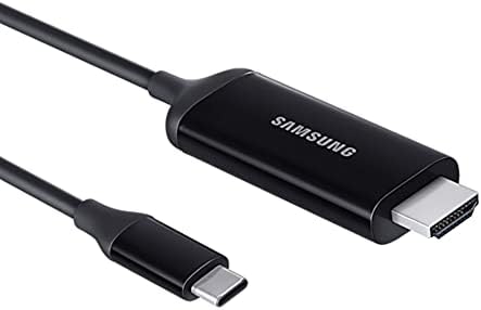 Samsung Original Dex USB -C до HDMI 1,5 M кабел за Galaxy Note 9 и Tab S4 - Црн, паметен телефон