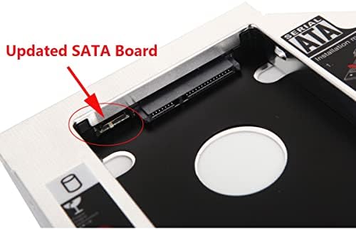 12,7 mm 2-ри Hdd SSD Хард Диск Оптички Залив Caddy Рамка Послужавник За Toshiba Сателит L450 L455 L505 L550 L555