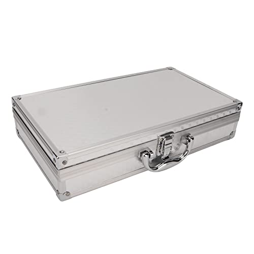 Кутија за складирање на алуминиум, алуминиумски алатки, голем агол на капацитет, завиткан од судир, отпорен со рачка за четки за бои за употреба