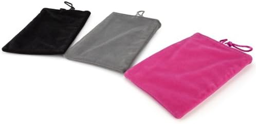 Case Boxwave Case за BestView S7II-SDI-кадифена торбичка, мека велурна ткаенина торба ракав со влечење за BestView S7II-SDI, BestView