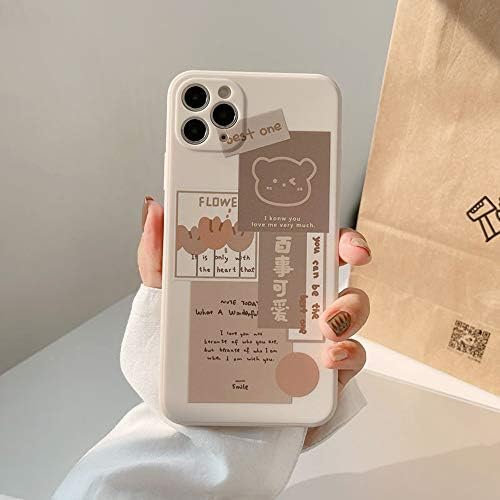 Сопственик Компатибилен Со Iphone XR Случај Со Симпатична Мечка 3D Цртан Филм Шема За Жени Девојки Мека Силиконски Заштитни за IPHONE XR-Мечка