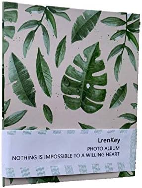 Lrenkey Фото албум џебови бели страници со голем капацитет насловна свадба на семејни годишнини албуми за фотографии