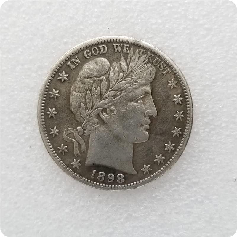 Антички Занаети Американски Бербер 1892-1909 Целосен Сет О Верзија 18 Сребрен Долар Комеморативни Монети Колекција