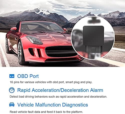 4G GPS Тракер За Возило, УРЕД ЗА Следење НА GPS Во Реално ВРЕМЕ, Извештај За Гориво, Дијагноза На Возилото