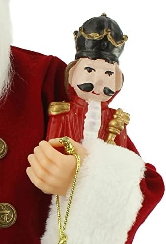 Колекција на Виндри Хил 16 Инч стои германски кукавица Санта Клаус Божиќна фигура Декорација на фигура 167090