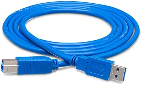 HOSA USB-306AB Тип А до типот Б Суперспејд USB 3.0 кабел, 6 стапки