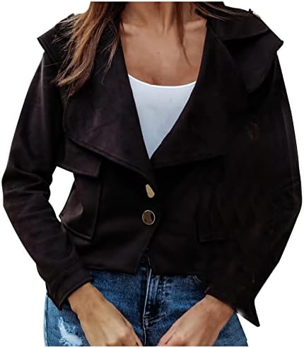Дасеис плишана бомбаш јакна, зима што излегува јакна жени култура со долг ракав салон за патент велур лесен палто тенок