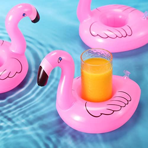 Фламинго Држач За Пијалоци На Надувување Пијалок Плови Залихи На Надувување Фламинго Пијалок Плови Лебдечки Држачи За Фламинго