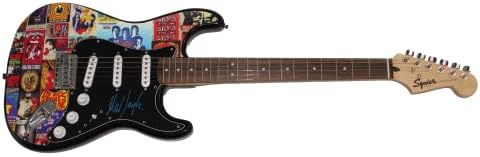 Мик Тејлор потпиша автограм со целосна големина обичај еден-на-еден вид Fender Stratocaster Electric Guitar AAA со Jamesејмс Спенс Писмо