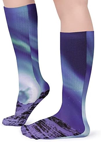 Аурора Поларис Спортски Чорапи Топла Цевка Чорапи Високи Чорапи За Жени Мажи Трчање Повик Партија