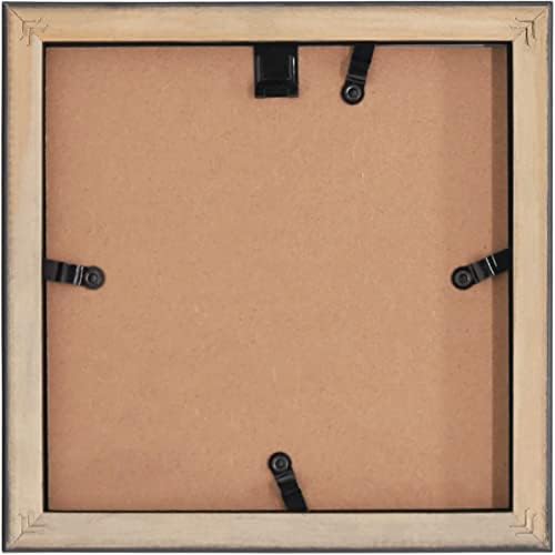 Голден Стејт Арт, рамка од 6х6 квадратни дрвени - бел мат фит 4х4 инчен Инстаграм паметен телефон, семеен колаж Фотографија - Wallид
