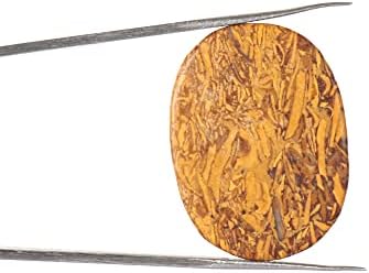 Gemhub Природен мекакаит asаспер лабав скапоцен камен, 41,75 ct. Заздравување на кристалот за терапија геометрија чакра балансирање