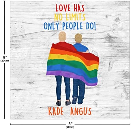 Loveубовта нема ограничувања само луѓето прават дрво знаци Виножито гордост геј лезбејски ист пол ЛГБТК дрвени знаци wallидни украси за