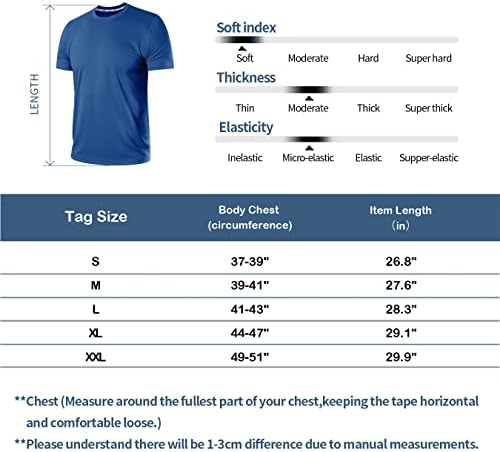 Вежбање кошули за мажи, влага за губење на влага Брзо суво Активно атлетски мажјави за маж со маж