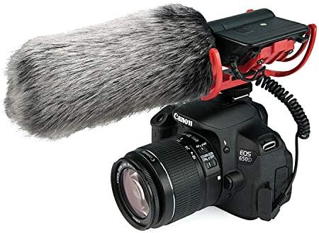 Видеомички Deadcat Whindcren and Cover на пена - Отворено/затворен микрофон за микрофон за Videomic, NTG2, NTG1 и WSVM микрофон од