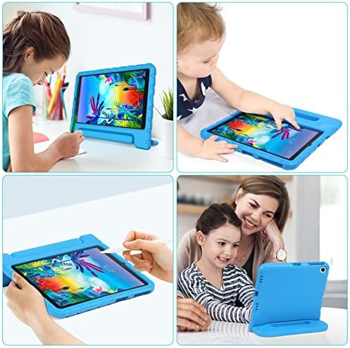Детска кутија Торета за LG G PAD 5 10.1, ShockProof лесна конвертибилна рачка за заштита на држачи за заштита од деца, компатибилен