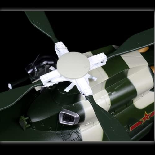 1/100 скала на кинески воздухопловни хеликоптер WZ-9 борбен авион модел на легура модел на модел на авион за собирање модел за собирање