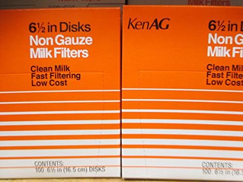 Филтри за млеко Kenag, дијаметар од 6 1/2 инчи, кутии од 100