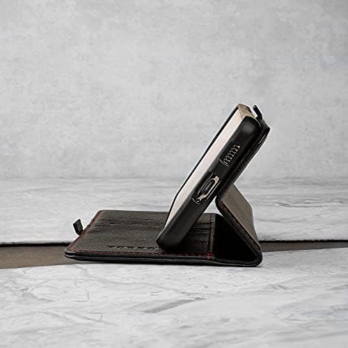 Торо Мобилен Телефон Случај Компатибилен Со Samsung Galaxy S21 FE 5G Оригинален Квалитет Кожен Преклопен Капак со [Слотови За Картички] [Хоризонтален