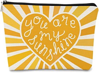 Сонце Шминка Торба, Ти си Мојот Сонце Инспиративни Цитати Козметичка Торба Најдобра Идеја За Подарок За Сестрински Девојки Девојка Сопруга