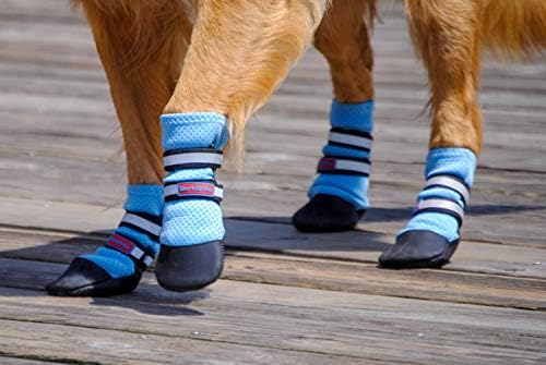 Bark Brite лесна неопрена шепа за заштитени чизми за кучиња дизајнирани за удобност и дишење во 5 големини