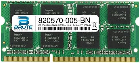 Брутални мрежи 820570-005-БН-8 GB DDR4-2133MHz 2RX8 Не-ECC Sodimm