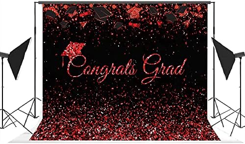 Класа на Лофарис од 2023 година Честитки Град Црн и Црвен сјај за позадина честитајте се на прославата дипломирање матурска забава