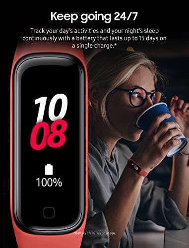 Samsung Galaxy Одговара 2 Bluetooth Водоотпорен Фитнес Следење Паметен Бенд-Црвено